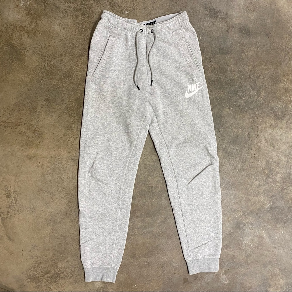 nike heather gray joggers sweatpants size xs